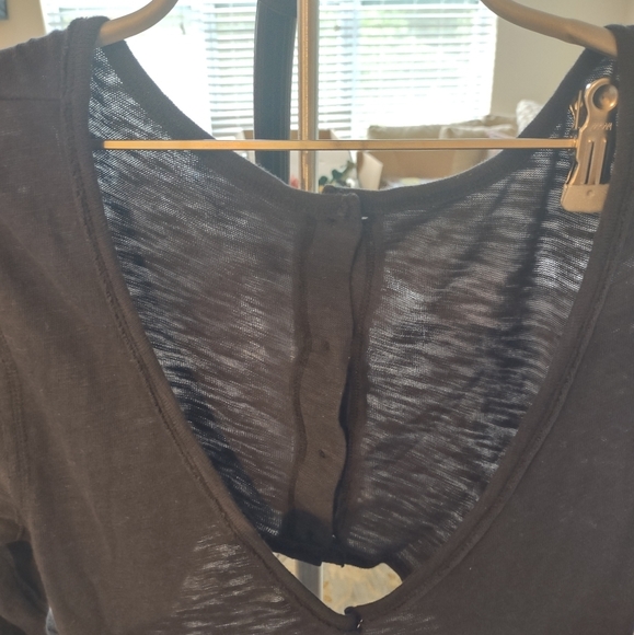 NWT Free People Long Sleeve Black Dress- Large - Picture 8 of 8